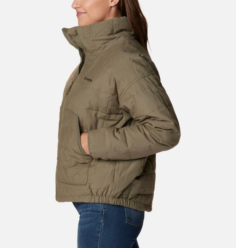 Green Columbia Chatfield Hill II Women's Puffer Jacket | 43029GMNT