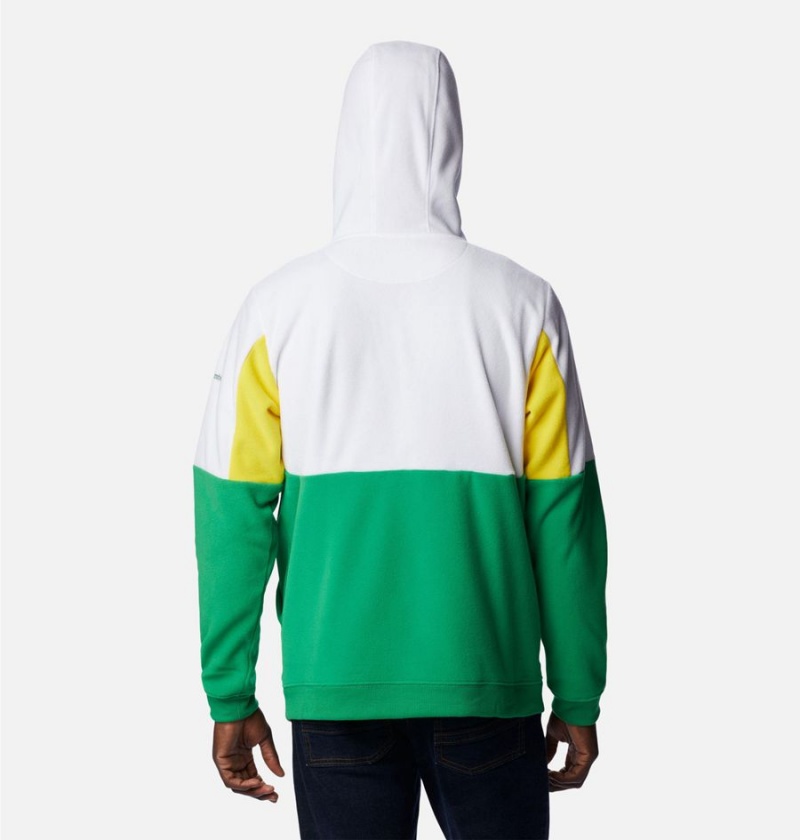 Green Columbia Collegiate Lodge Fleece - Oregon Men's Hoodie | 70524ESRN