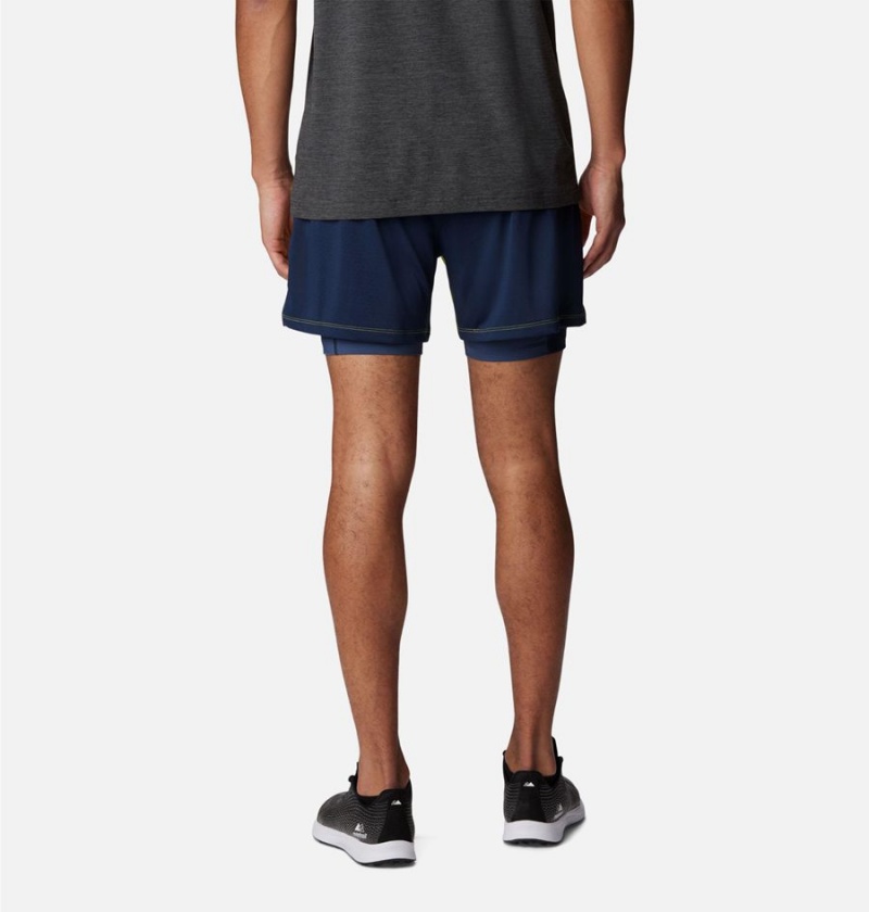 Green Columbia Endless Trail 2-in-1 Men's Shorts | 70963RSVU