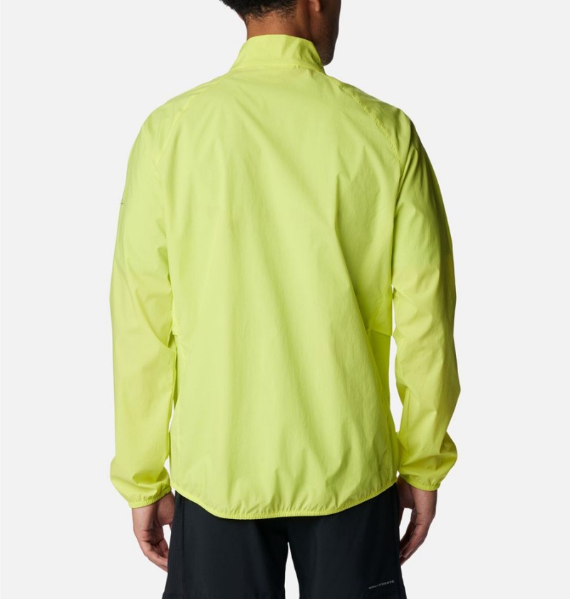 Green Columbia Endless Trail Wind Shell Jacket Men's Windbreaker | 71964QBUJ