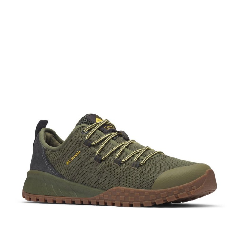 Green Columbia Fairbanks Low Men's Sneakers | 89740CLQB