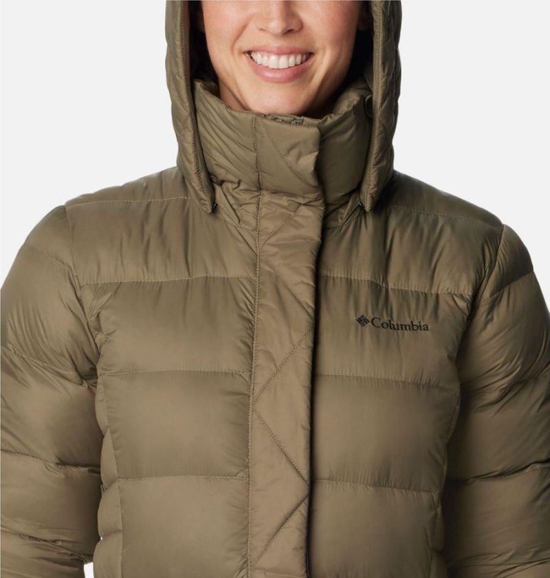 Green Columbia Hexbreaker Elite Down Women's Coats | 32195FIAQ