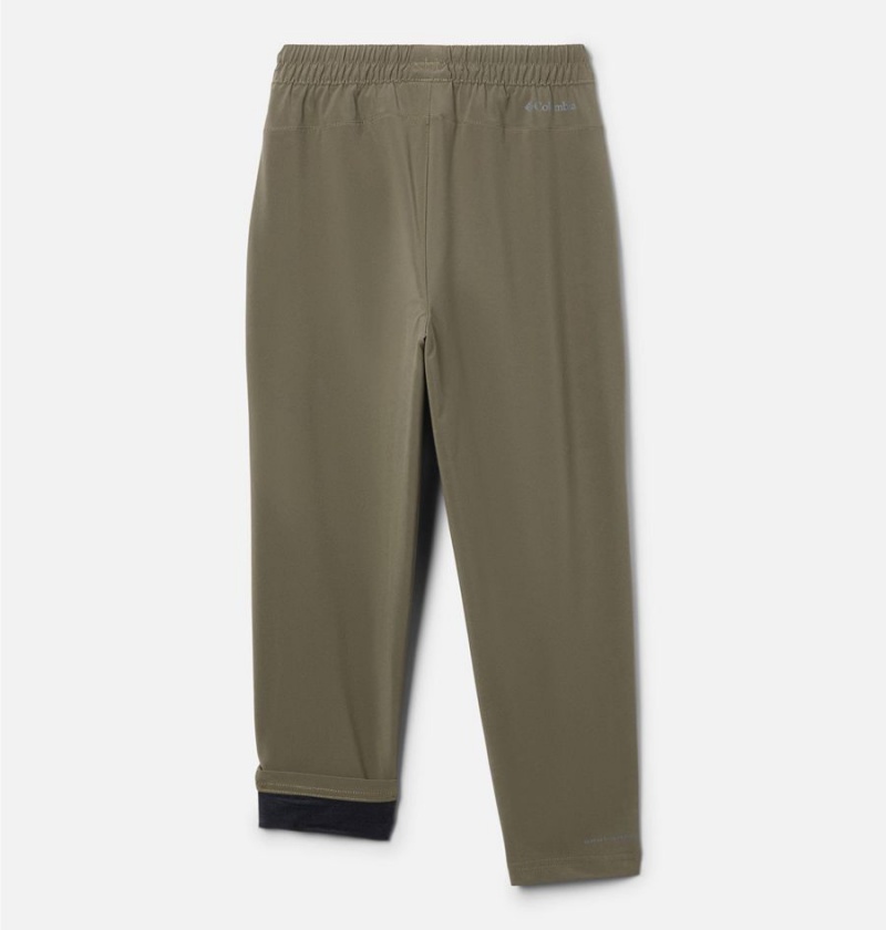 Green Columbia Hike Lined Joggers Kids' Pants | 20451YQNZ