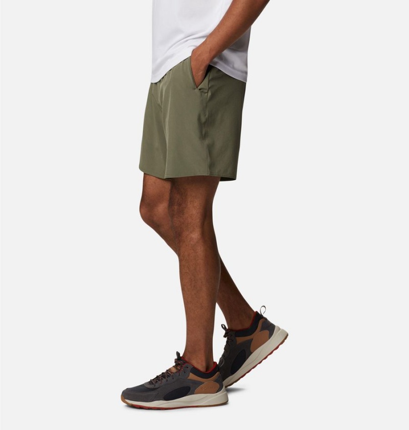 Green Columbia Hike Men's Shorts | 36190TFWB