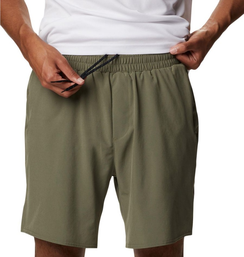 Green Columbia Hike Men's Shorts | 36190TFWB