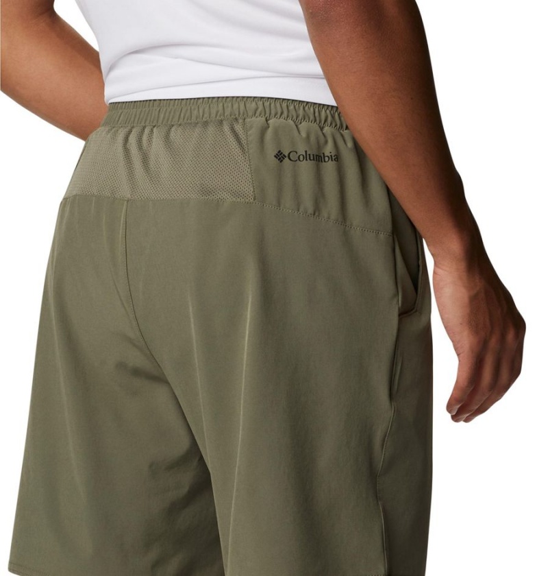 Green Columbia Hike Men's Shorts | 36190TFWB