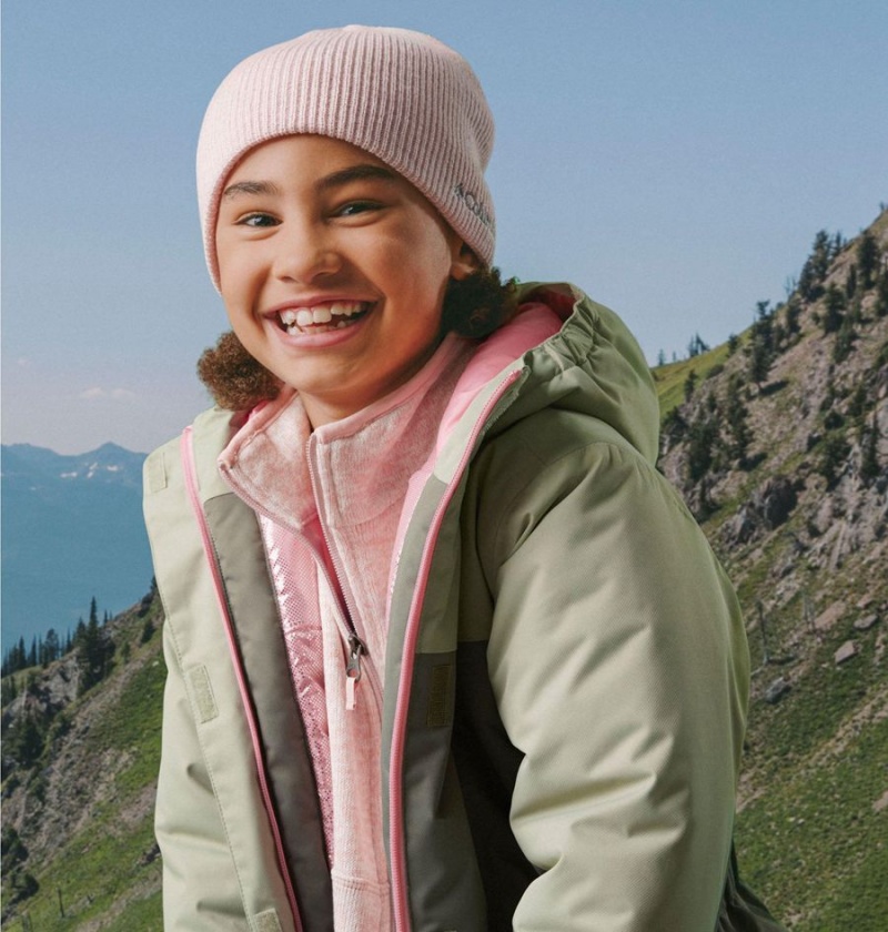 Green Columbia Hikebound Long Insulated Kids' Jacket | 68293LWCV