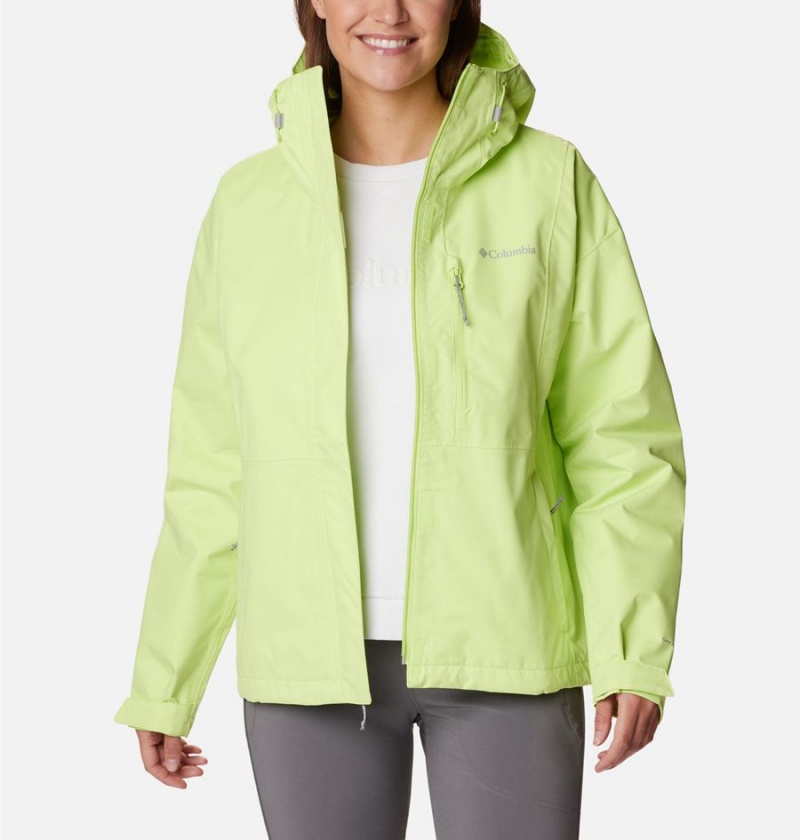 Green Columbia Hikebound Women's Rain Jacket | 10736THAC