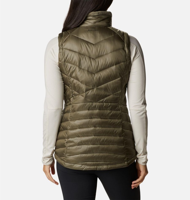 Green Columbia Joy Peak Insulated Women's Vest | 50324BKDG