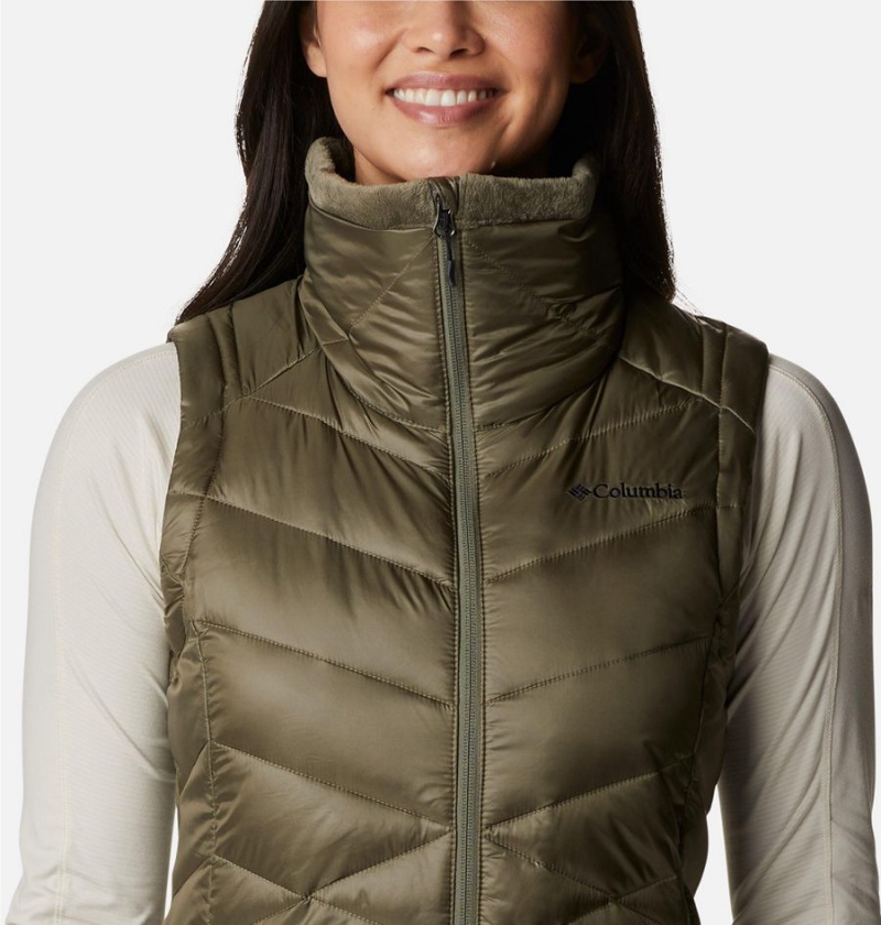 Green Columbia Joy Peak Insulated Women's Vest | 50324BKDG