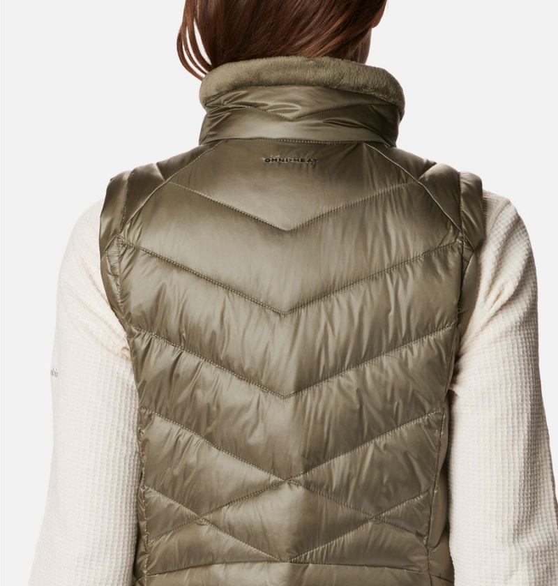 Green Columbia Joy Peak Long Women's Vest | 89405WION