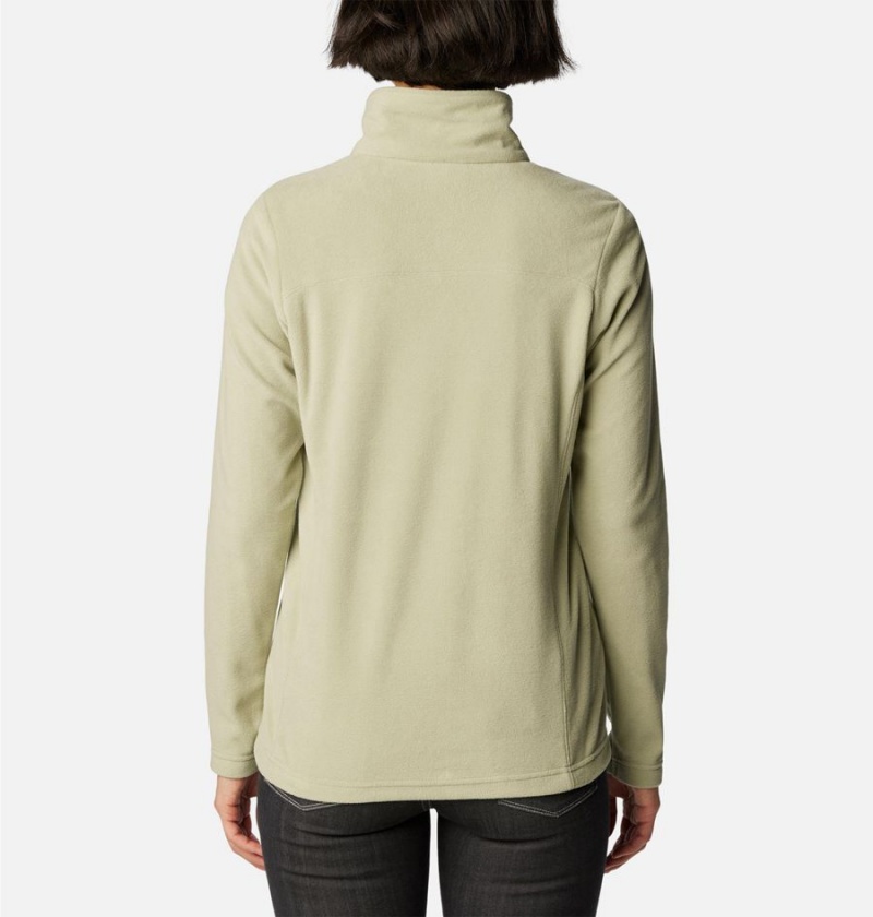 Green Columbia Lake Aloha Half Zip Fleece Women's Pullover | 62574ALFP