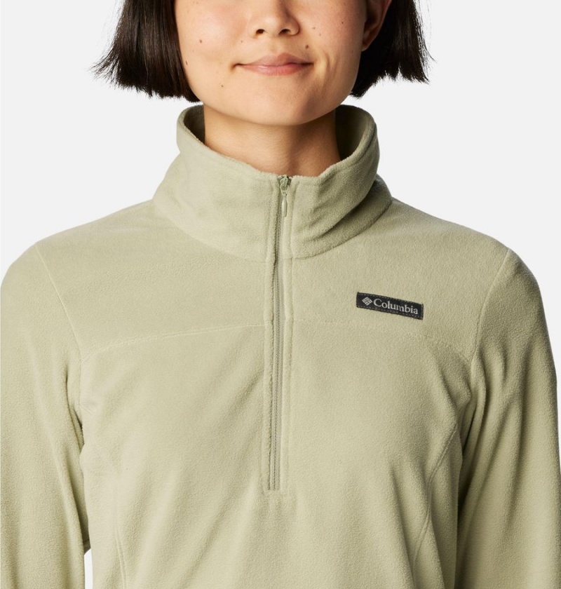 Green Columbia Lake Aloha Half Zip Fleece Women's Pullover | 62574ALFP