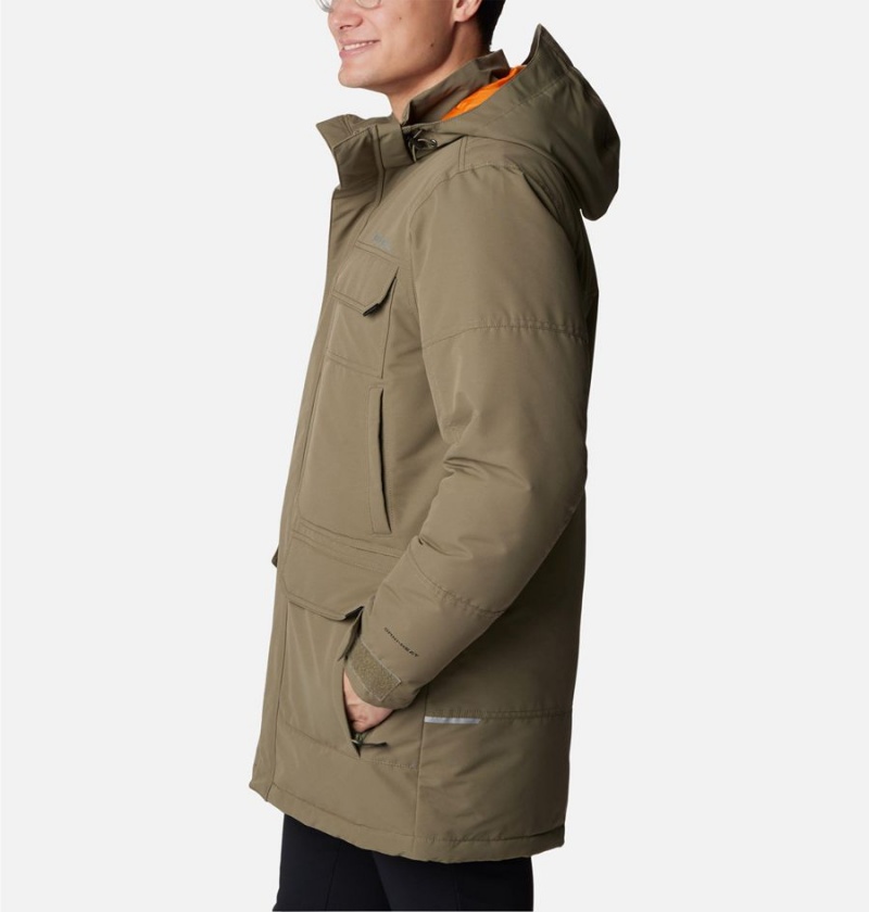 Green Columbia Landroamer Down Men's Coats | 80172VJAH