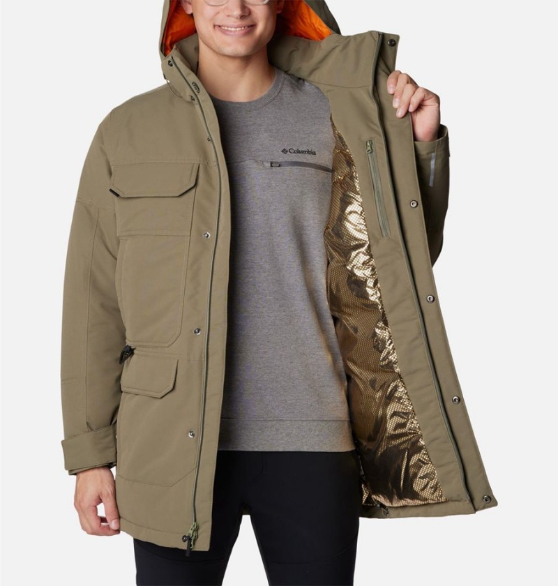 Green Columbia Landroamer Down Men's Coats | 80172VJAH