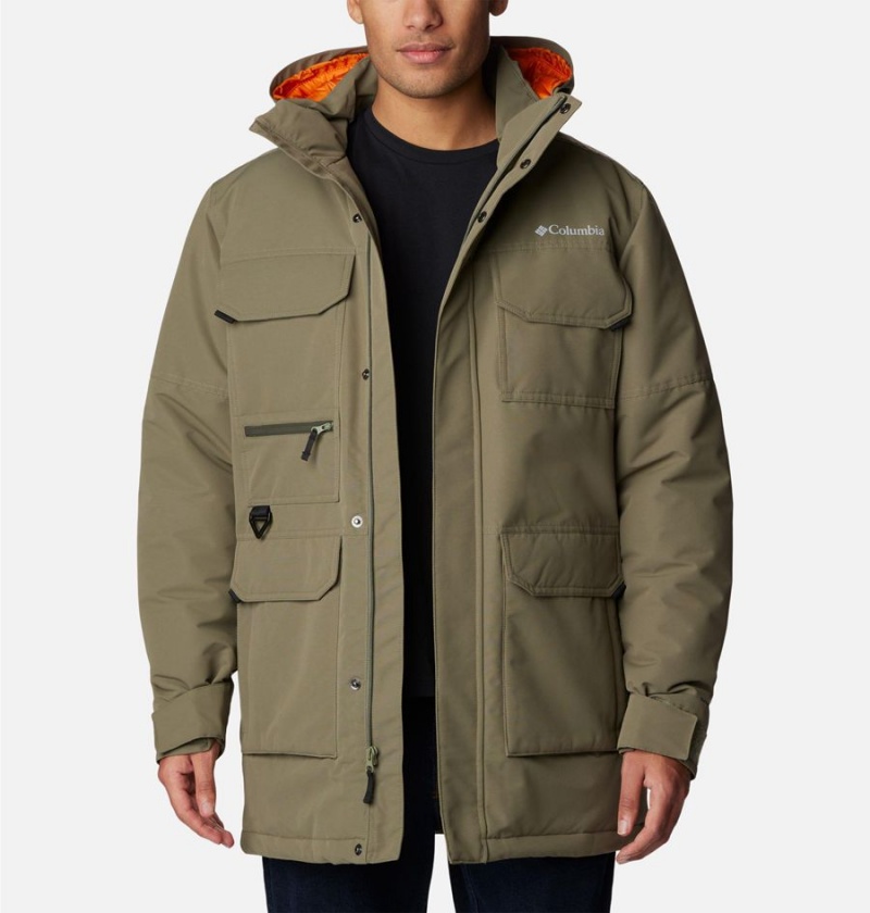 Green Columbia Landroamer Men's Coats | 45029FBWL