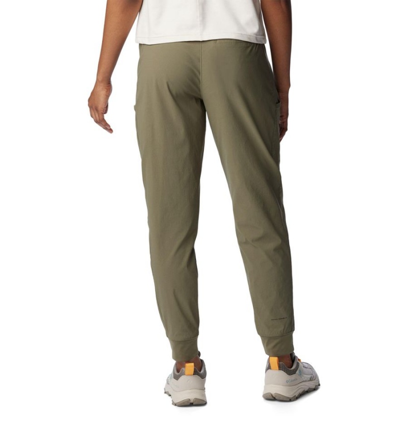 Green Columbia Leslie Falls Joggers Women's Pants | 23704XEKM