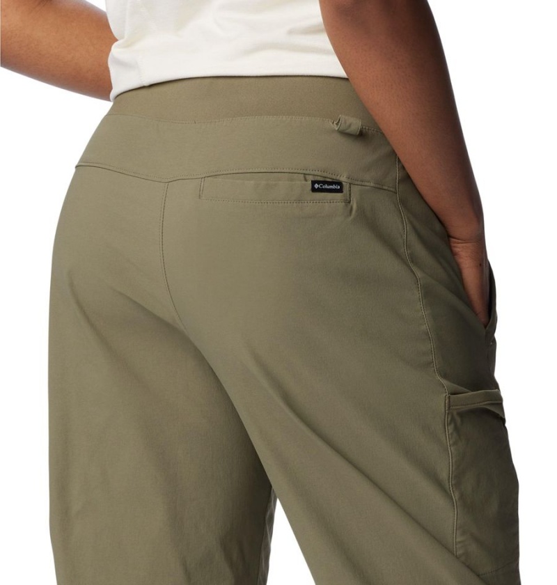 Green Columbia Leslie Falls Joggers Women's Pants | 23704XEKM