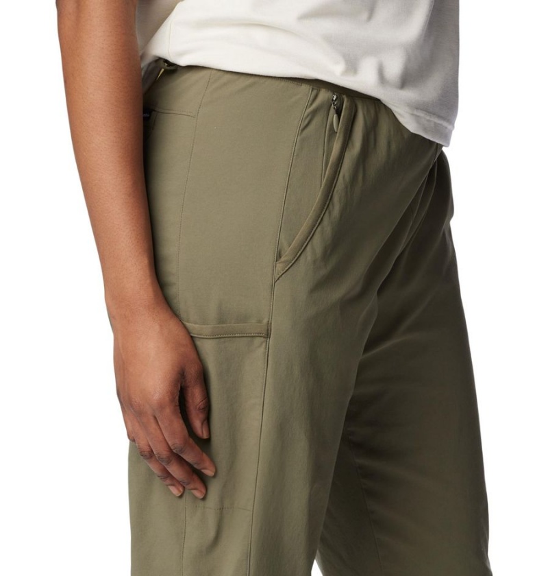 Green Columbia Leslie Falls Joggers Women's Pants | 23704XEKM