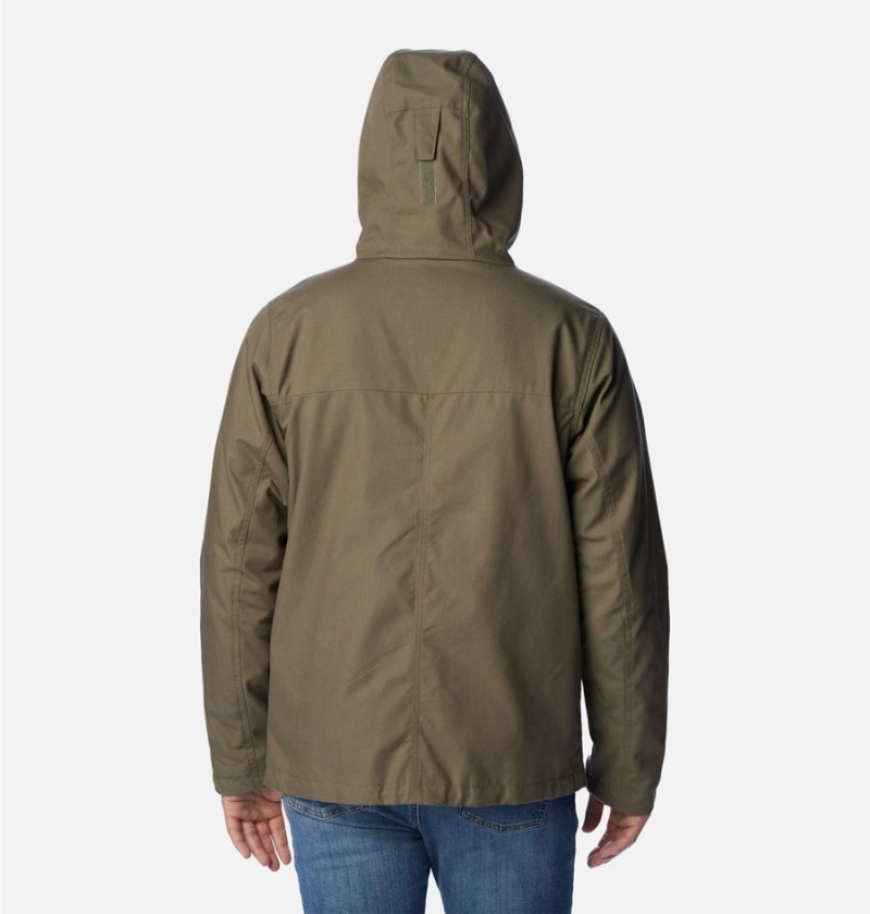 Green Columbia Loma Vista Interchange Men's 3 In 1 Jackets | 62781CRYJ