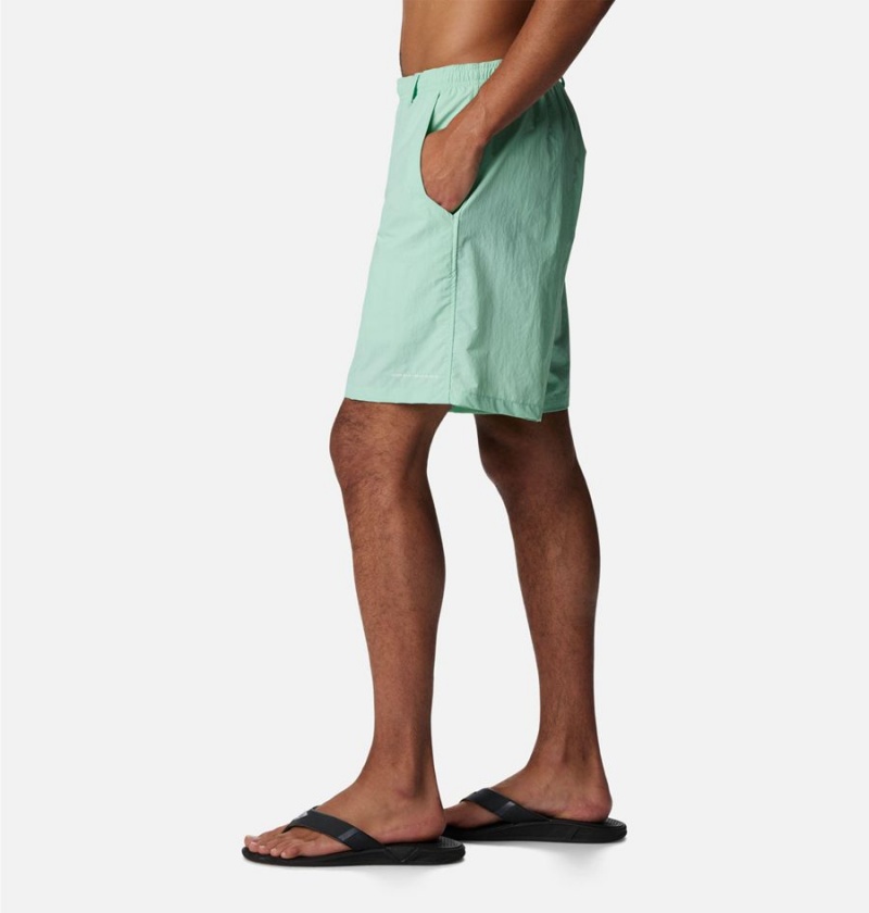 Green Columbia PFG Backcast III Water Men's Shorts | 31546QJHK