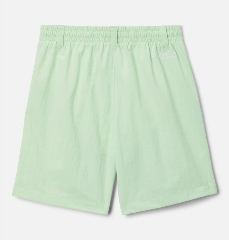 Green Columbia PFG Backcast Kids' Shorts | 26074OIXR