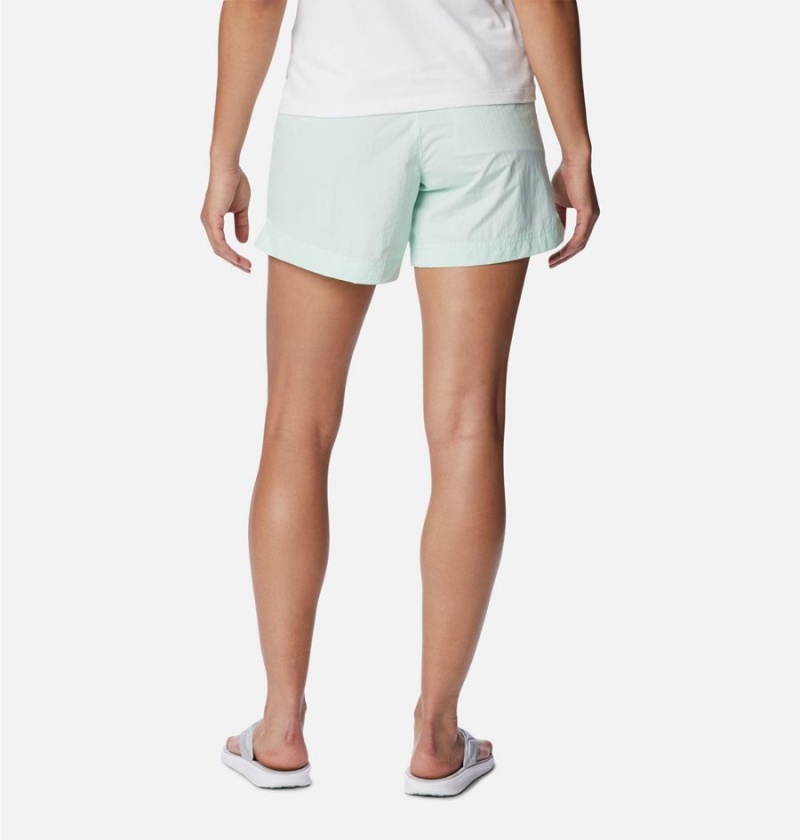 Green Columbia PFG Backcast Water Women's Shorts | 42861QLSF