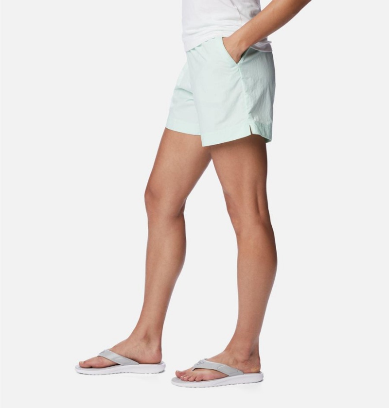 Green Columbia PFG Backcast Water Women's Shorts | 42861QLSF