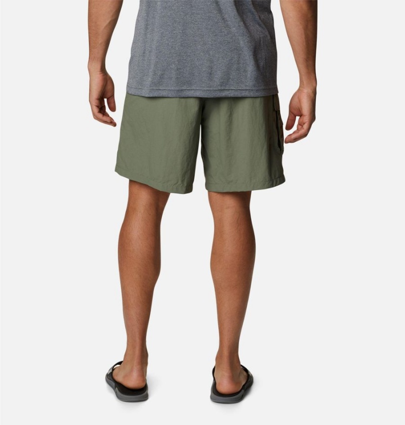 Green Columbia PFG Bahama Men's Shorts | 02831TRXW