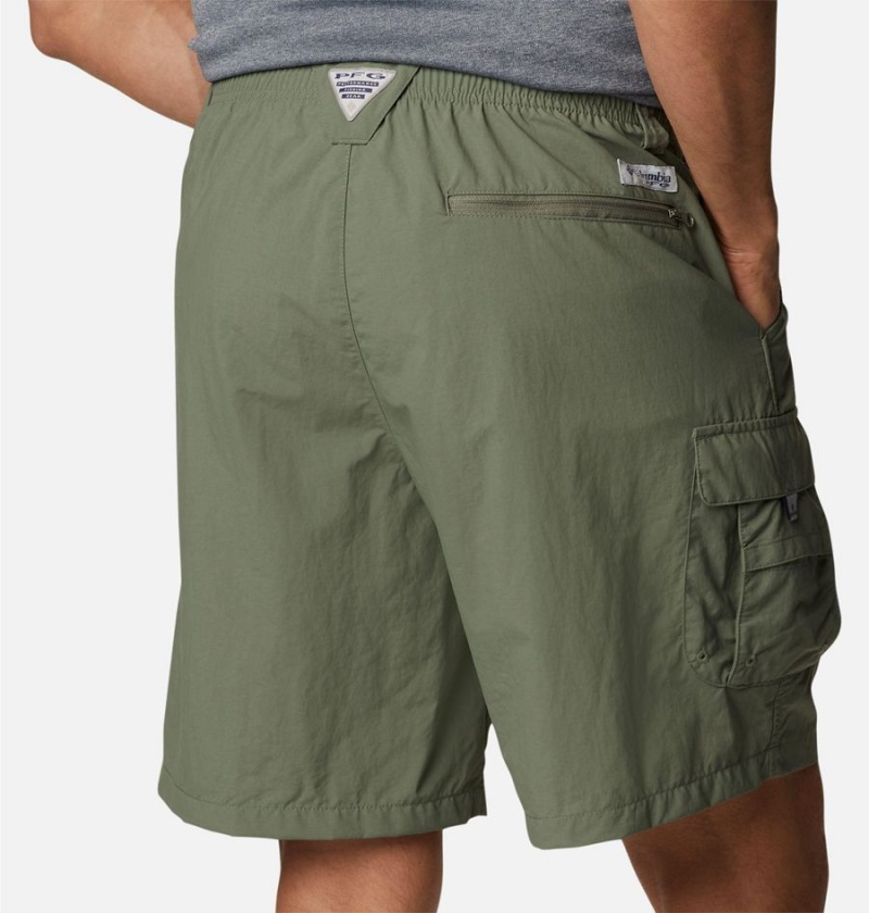 Green Columbia PFG Bahama Men's Shorts | 02831TRXW