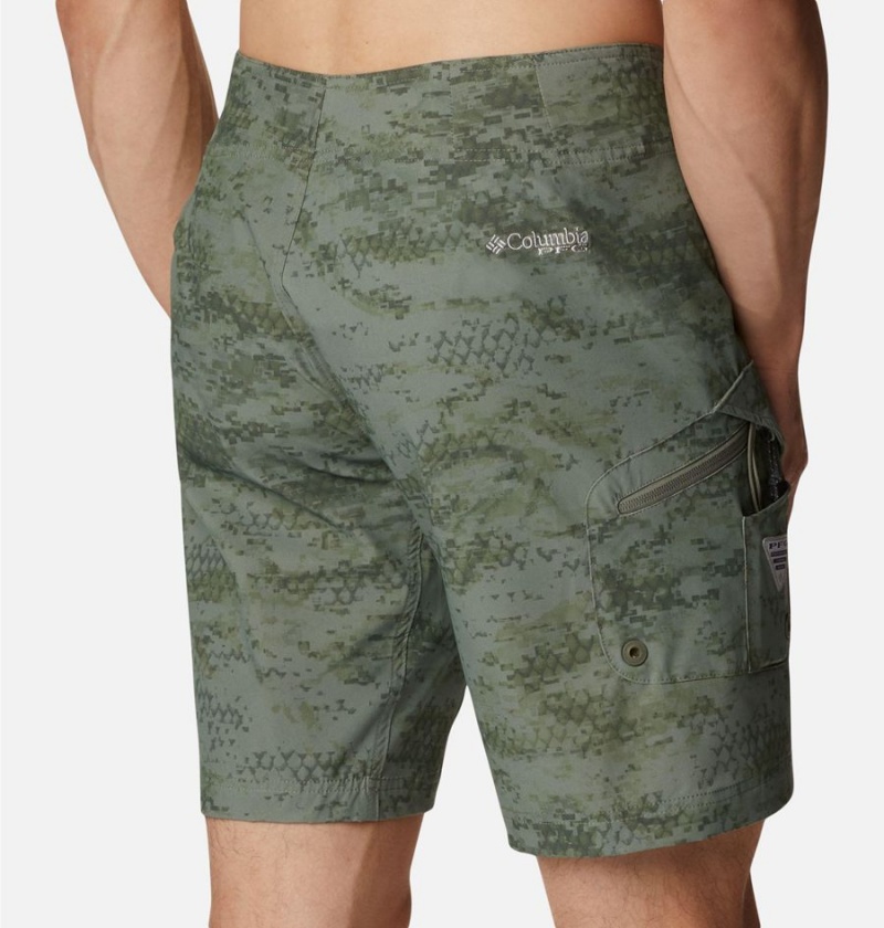 Green Columbia PFG Offshore II Board Men's Shorts | 26849BCFS