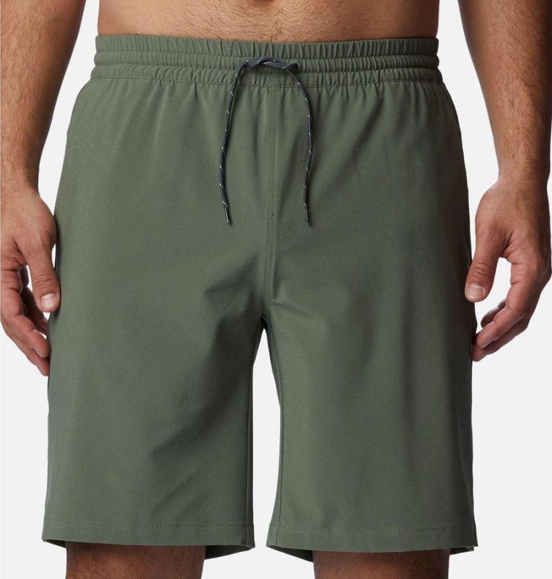 Green Columbia PFG Slack Tide Hybrid Water Men's Shorts | 79458IEXH