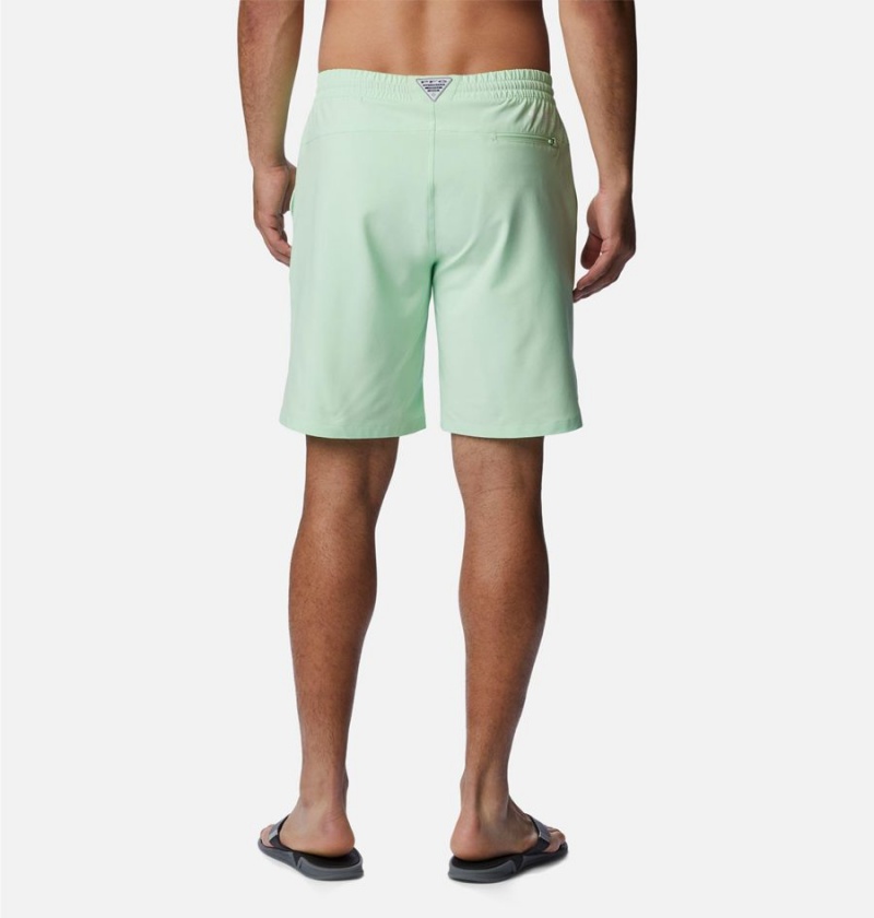 Green Columbia PFG Slack Tide Hybrid Water Men's Shorts | 53791OPCQ