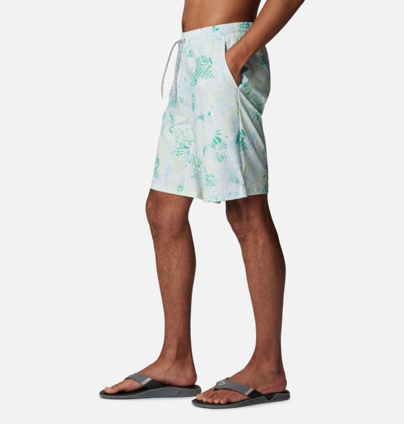 Green Columbia PFG Super Slack Tide Hybrid Water Men's Shorts | 42305LQRM