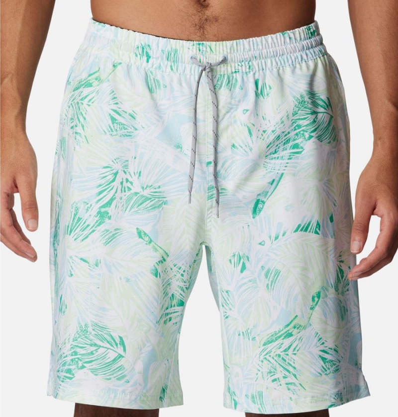 Green Columbia PFG Super Slack Tide Hybrid Water Men's Shorts | 42305LQRM