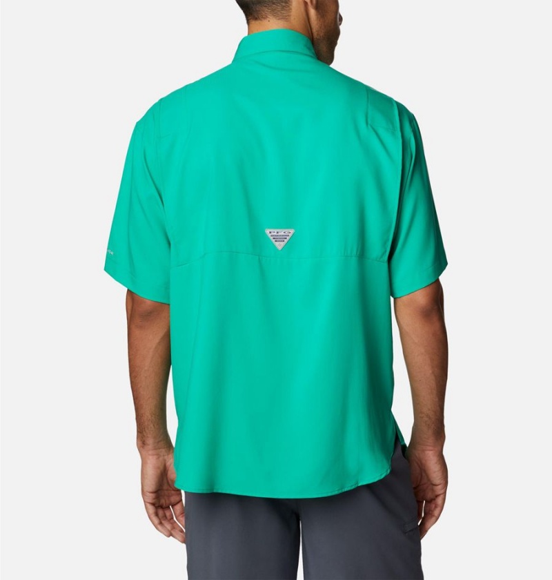 Green Columbia PFG Tamiami II Short Sleeve Men's Shirt | 46958PBSU