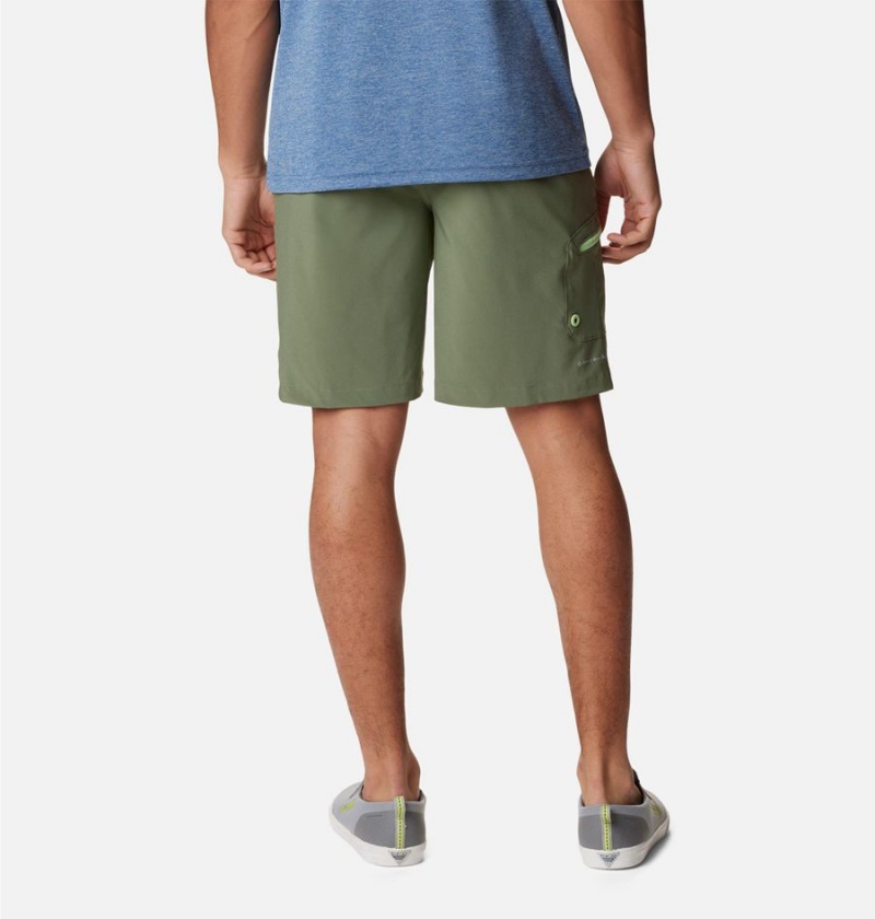 Green Columbia PFG Terminal Tackle Men's Shorts | 50419HTAI