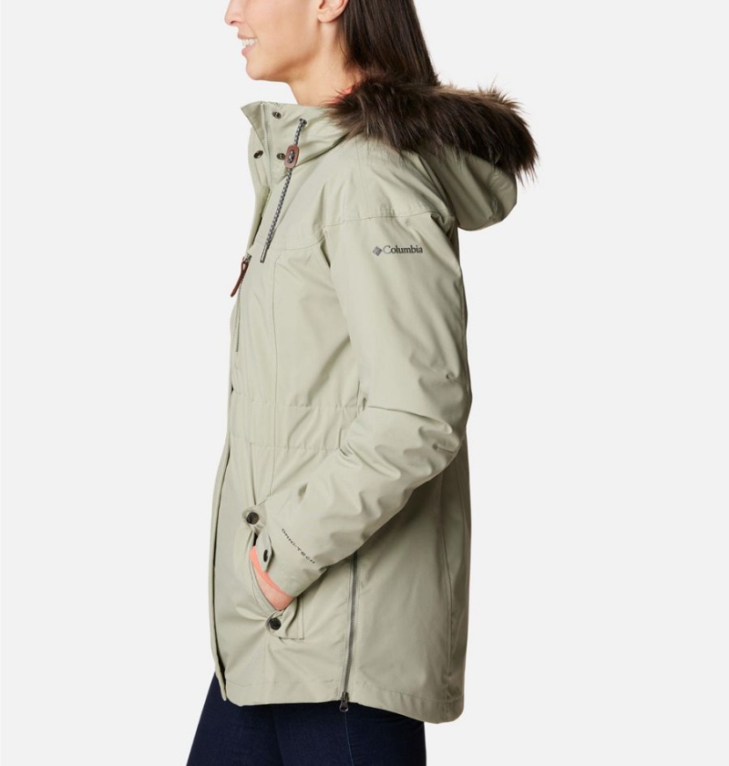 Green Columbia Payton Pass Interchange Women's Coats | 38605JSCU