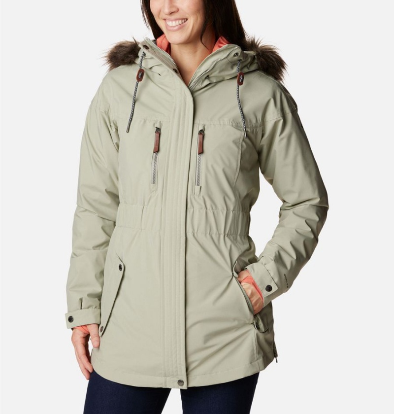 Green Columbia Payton Pass Interchange Women\'s Coats | 38605JSCU