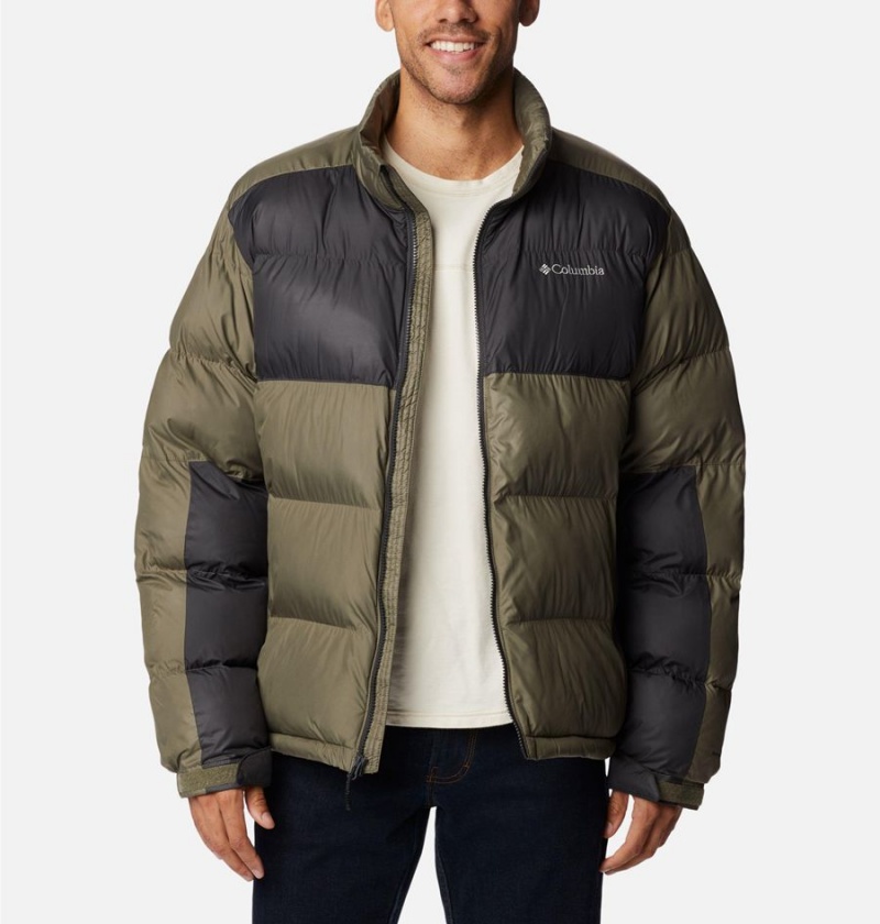 Green Columbia Pike Lake II Insulated Men's Puffer Jacket | 79264NZWD