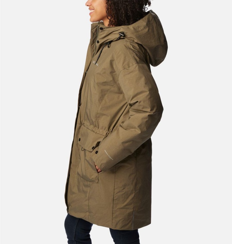 Green Columbia Rosewood Women's Coats | 58374ZDJG