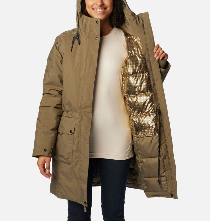 Green Columbia Rosewood Women's Coats | 58374ZDJG