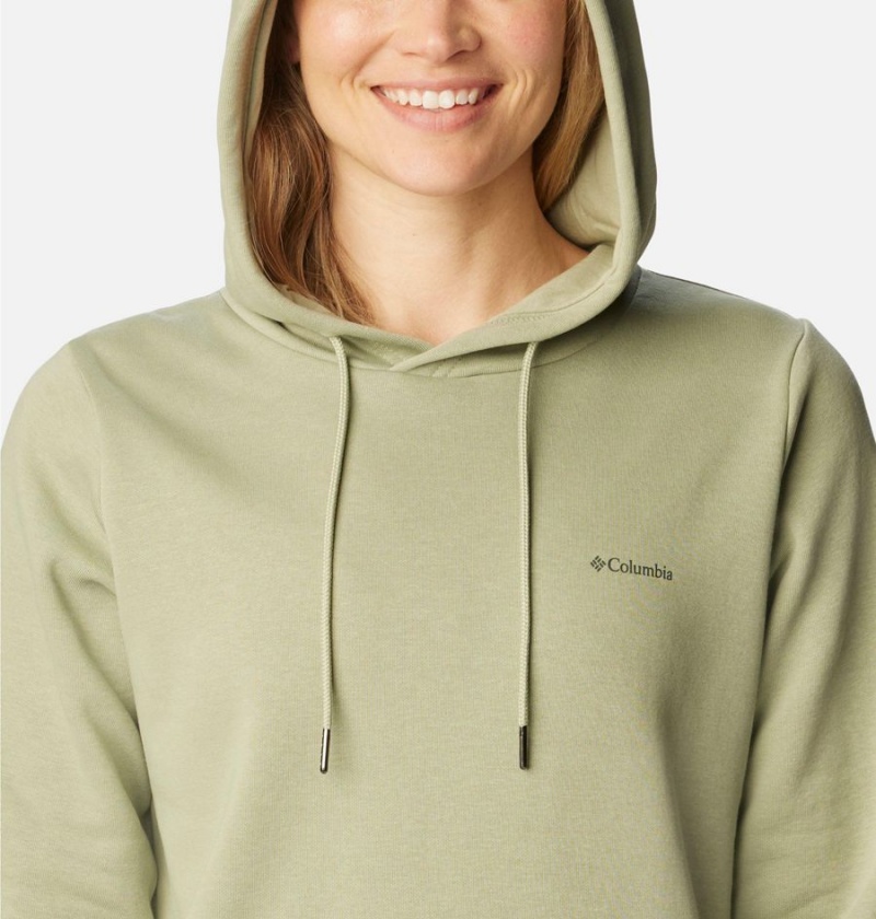 Green Columbia Rush Valley Long Women's Hoodie | 97845WJNC