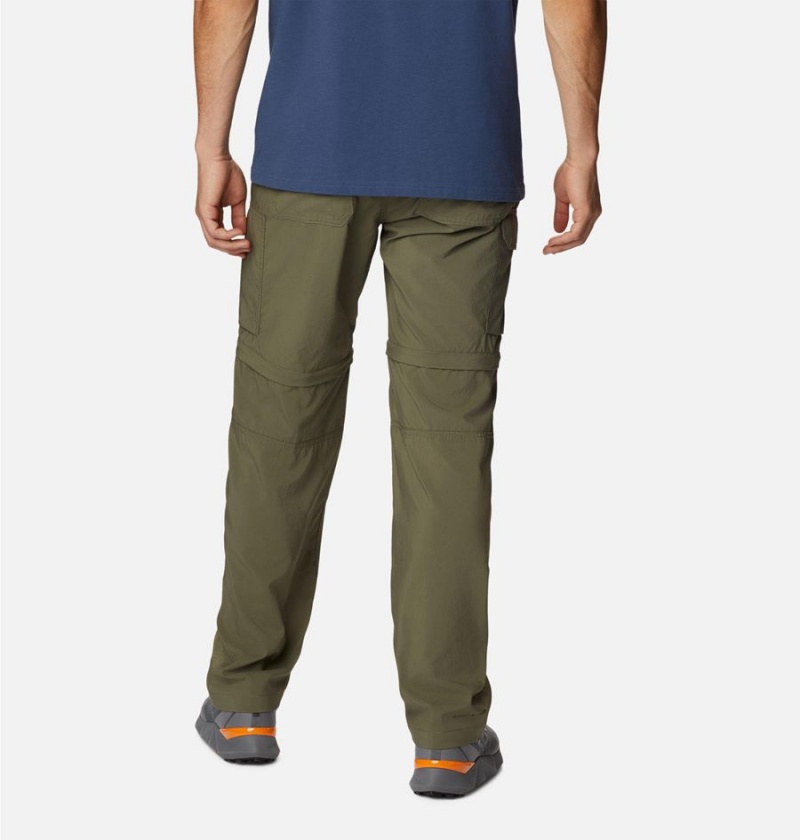 Green Columbia Silver Ridge Utility Convertible Men's Pants | 90385PWCN