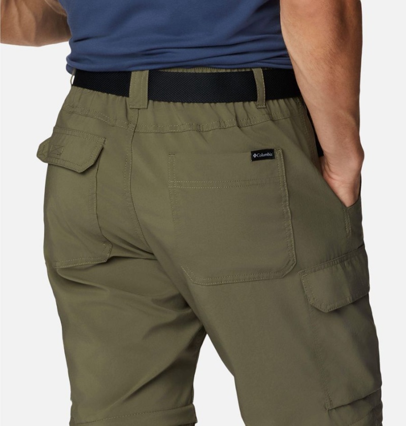 Green Columbia Silver Ridge Utility Convertible Men's Pants | 90385PWCN