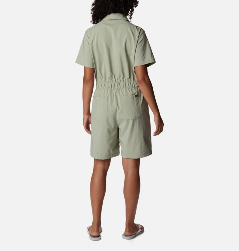 Green Columbia Silver Ridge Utility Women's Dress | 21407WNDB