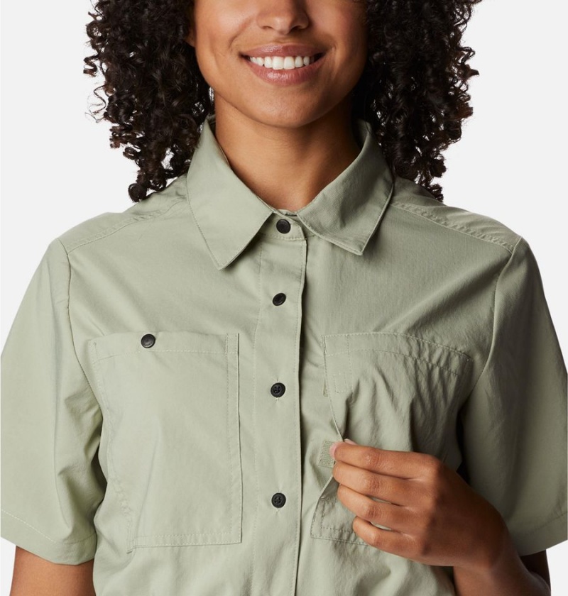 Green Columbia Silver Ridge Utility Women's Dress | 21407WNDB