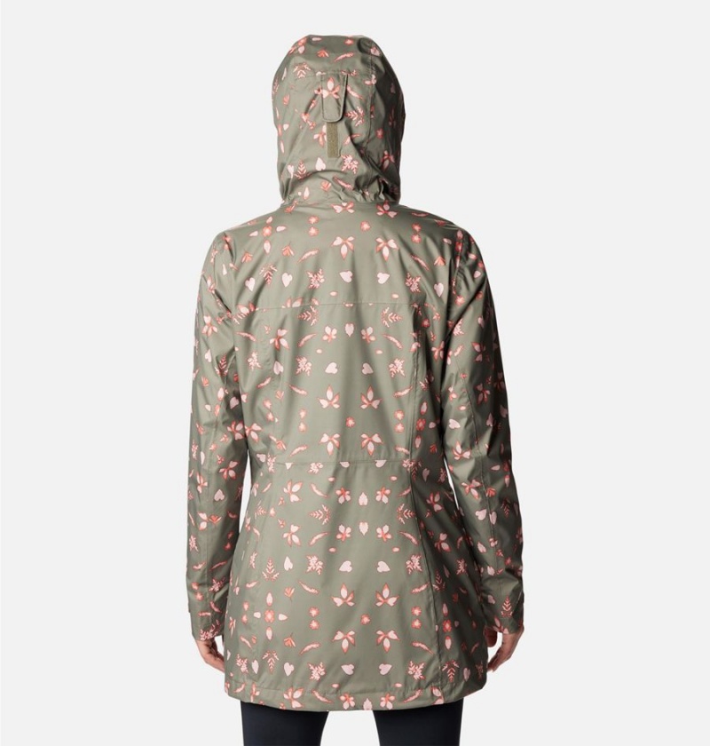 Green Columbia Splash A Little II Women's Rain Jacket | 82167XGCW