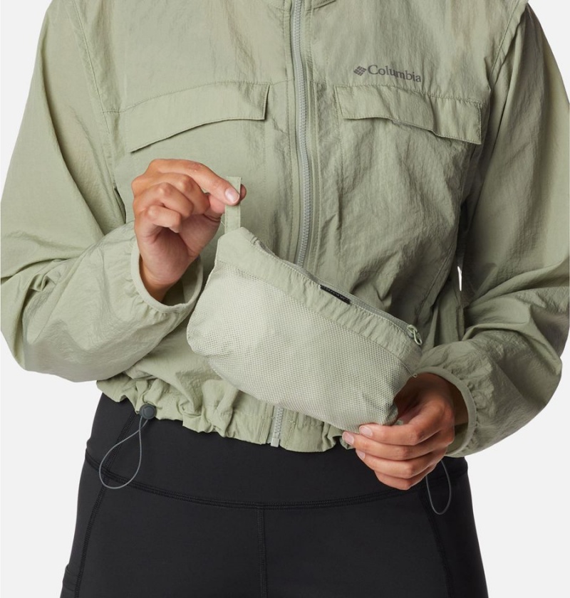 Green Columbia Spring Canyon Wind Interchange Women's 3 In 1 Jackets | 01862JXWV