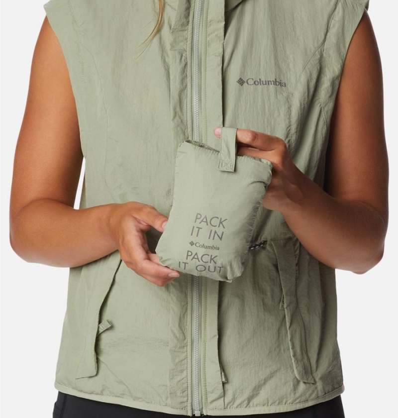 Green Columbia Spring Canyon Wind Interchange Women's 3 In 1 Jackets | 01862JXWV